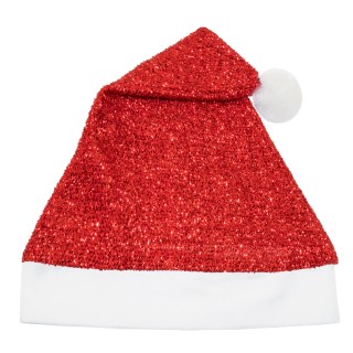 Gorro de navidad efecto purpurina personalizado